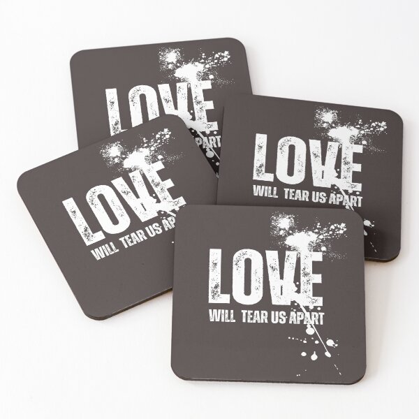 Item preview, Love Will Tear Us Apart - Joy Division inspired lyric tee designed and sold by UBU-space.