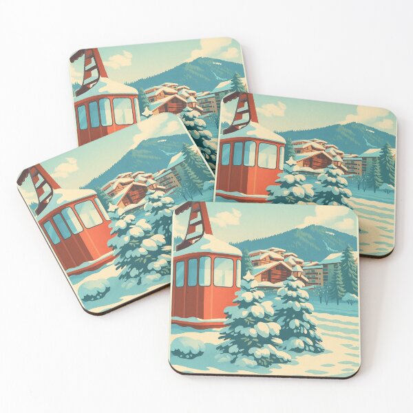 Item preview, Megève ski poster designed and sold by Findmeifyoucan.