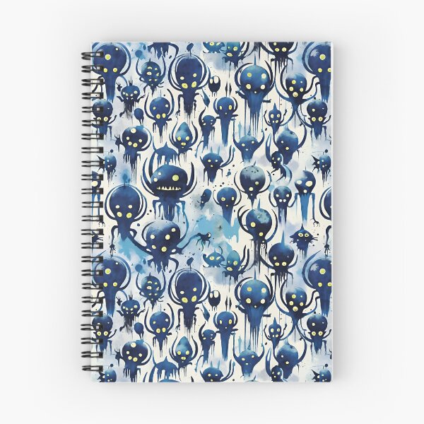 Item preview, "Dripping Creatures – Surreal Alien Swarm in Blue" designed and sold by dreampik.