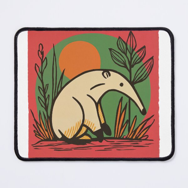 Item preview, Sunset Safari: Stylized Aardvark in the Wild designed and sold by ForeverPrintsOK.