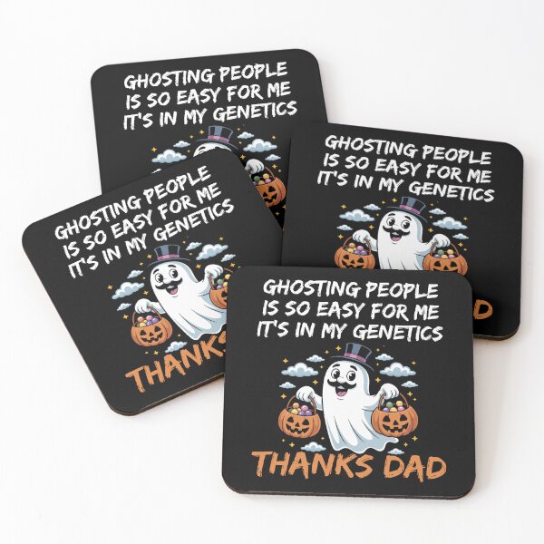Item preview, Ghosting People Is in My Genetics Funny Halloween Ghost Design designed and sold by CharismaSklep.