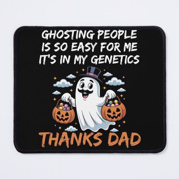 Item preview, Ghosting People Is in My Genetics Funny Halloween Ghost Design designed and sold by CharismaSklep.
