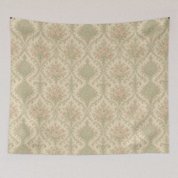 Item preview, Victorian Damask Vintage Wallpaper Pattern designed and sold by MiLaKK.