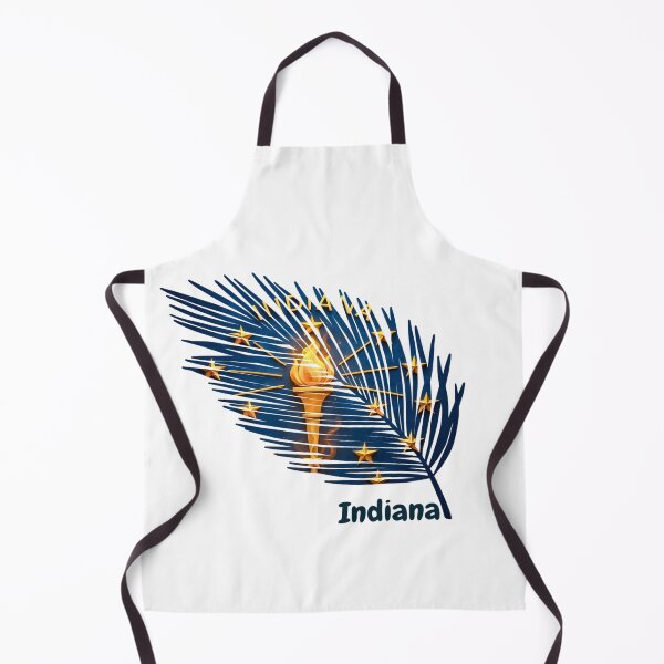 Item preview, Abstract Indiana Flag – Feather Shape Design designed and sold by ArteJorge48.
