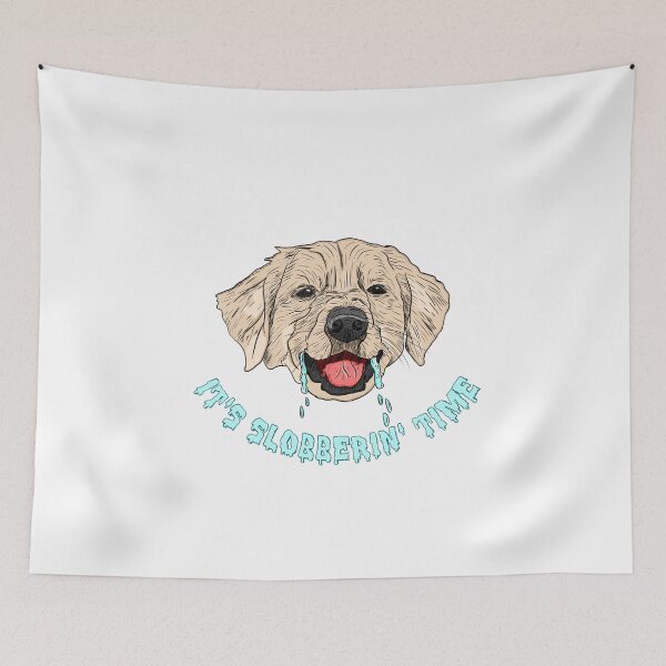 Item preview, It's slobberin' time - Golden Retriever designed and sold by nostakesart.