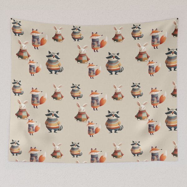 Item preview, Wild Animals in Winter designed and sold by NicolasGlowArt.