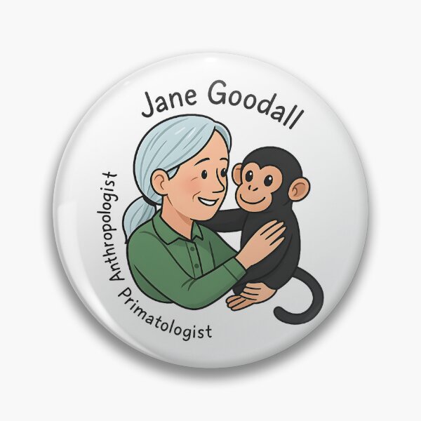 Item preview, Jane Goodall designed and sold by annaottertion.