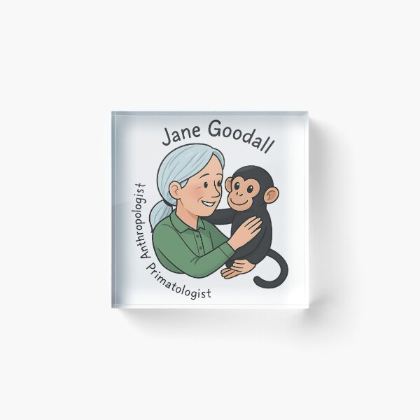 Item preview, Jane Goodall designed and sold by annaottertion.