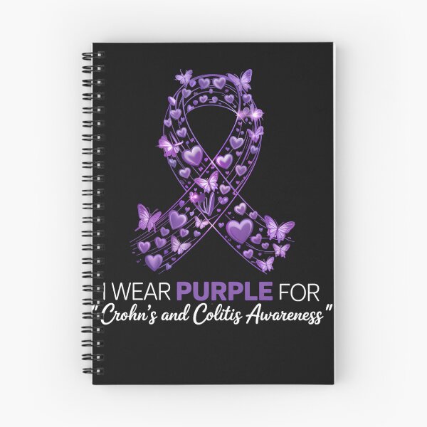 Item preview, Crohn's And Colitis Awareness Butterfly Ribbon Hearts designed and sold by clothesy7.