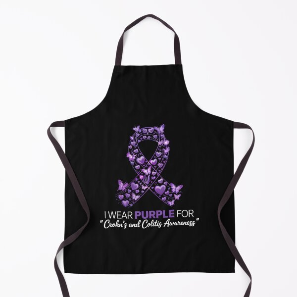 Item preview, Crohn's And Colitis Awareness Butterfly Ribbon Hearts designed and sold by clothesy7.