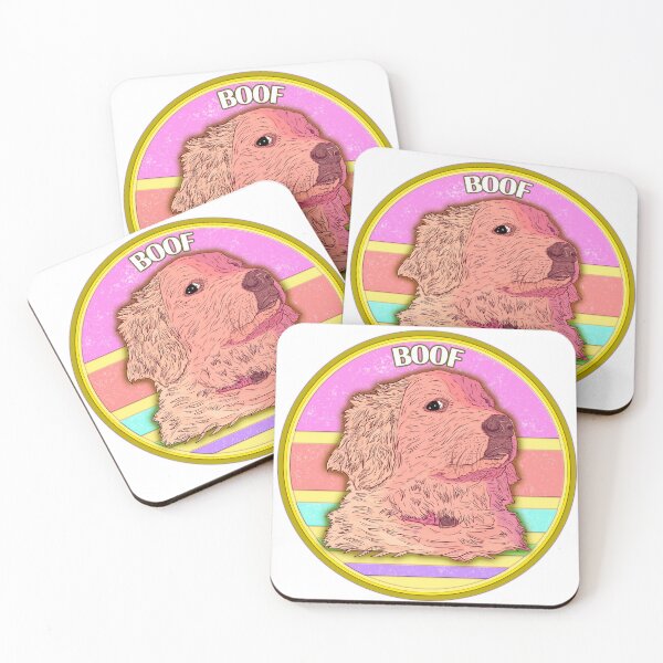 Item preview, Golden Retriever Side Eye - 'BOOF' designed and sold by nostakesart.