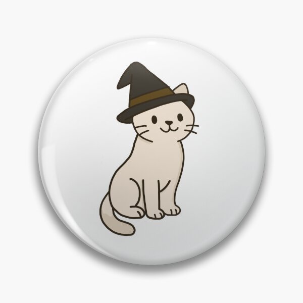 Item preview, White Witch Cat Sticker designed and sold by chessiee.