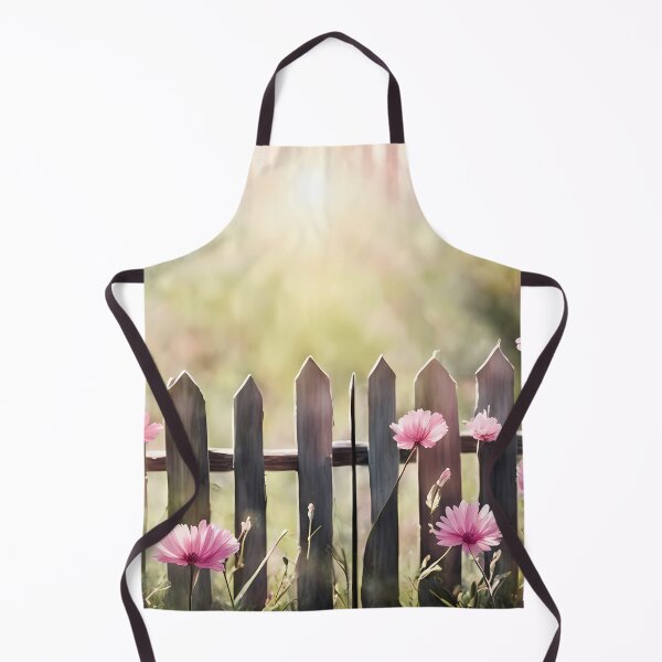Item preview, Romantic Garden Fence at Dawn designed and sold by CalmnessbyChoice.