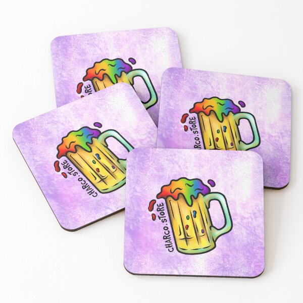 Item preview, Jarra de cerveza Pride | Diseño Rainbow Cheers designed and sold by Charco.Store – Bold Expressive Graphics & Alt Streetwear Art.