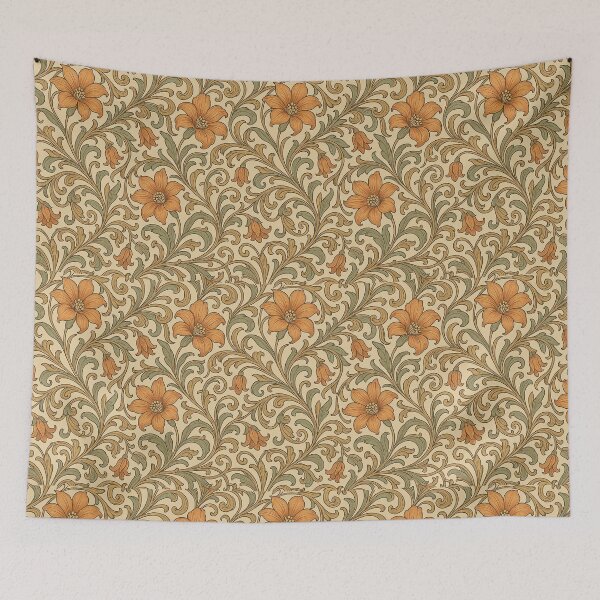 Item preview, Art Nouveau Flowing Floral Pattern designed and sold by MiLaKK.