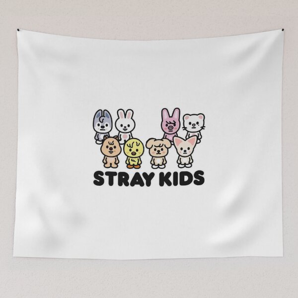 Item preview, SKZOO WolfChan Leebit Dwaekki Jiniret HANQOUKKA Bbokkari PuppyM FoxI.NY shirt KARMA stray kids stay images group bang chan lee know changbin hyunjin han felix seungmin jeongin kpop skzoo designed and sold by Kpop-Noona.