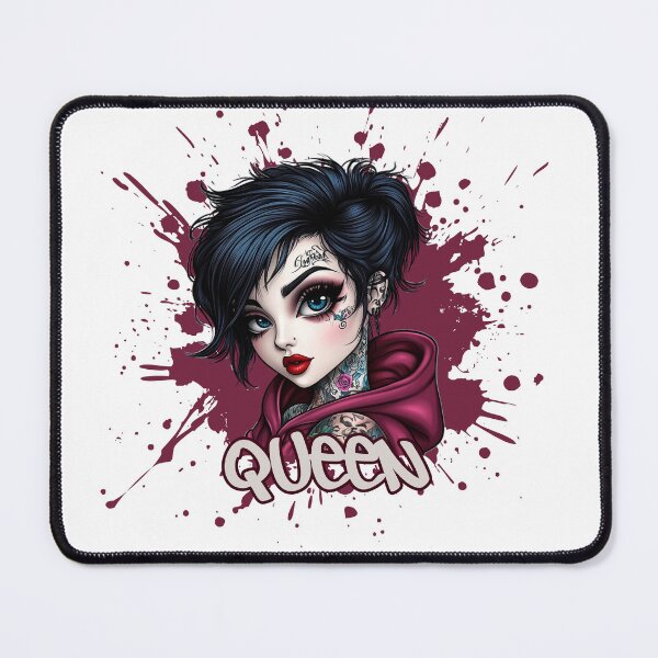 Item preview, Queen – Rebel Girl Tattoo Art Design designed and sold by Ruhrpott-Design.