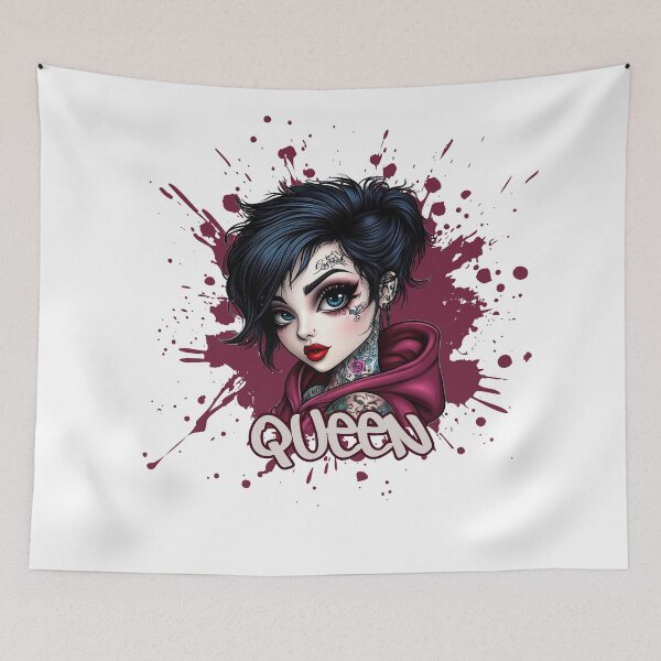 Item preview, Queen – Rebel Girl Tattoo Art Design designed and sold by Ruhrpott-Design.