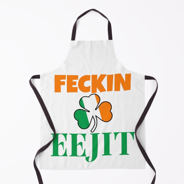 Item preview, Hilarious Irish Accent Humor Feckin Eejit Joke Fun Party Ireland Flag Shamrock designed and sold by BuyShirtsOnline.