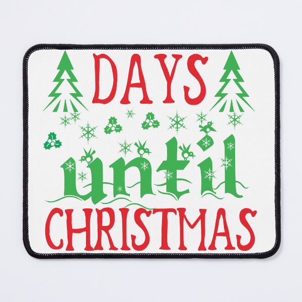 Item preview, Days Until Christmas T-Shirt – Funny Holiday Countdown Tee with Trees and Snowflakes designed and sold by AgnieszkaTees.