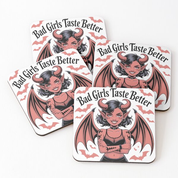 Item preview, Bad Girls Taste Better Demon Girl Halloween designed and sold by CharismaSklep.