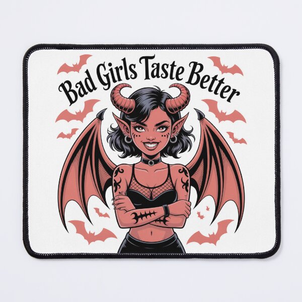 Item preview, Bad Girls Taste Better Demon Girl Halloween designed and sold by CharismaSklep.