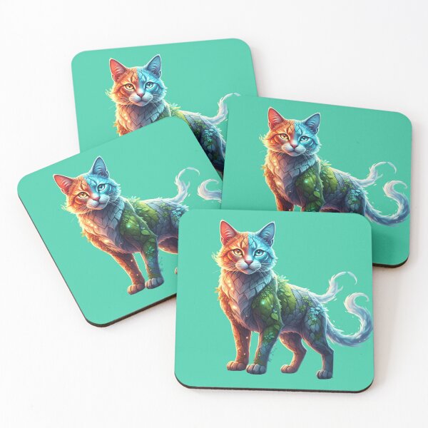 Item preview, Elemental Cat Living Nature designed and sold by bsbd-action.