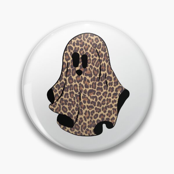 Item preview, Haunted but make it chic - ghost with leopard print designed and sold by zaMAJAvanje.