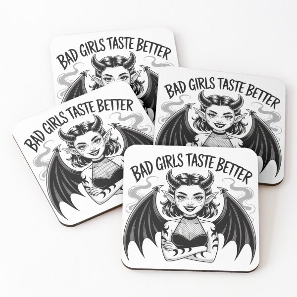 Item preview, Bad Girls Taste Better Demon Girl Halloween designed and sold by CharismaSklep.