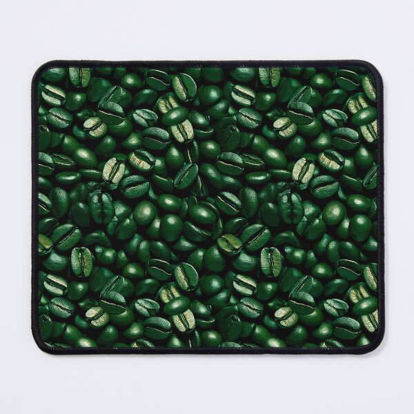 Item preview, Green Coffee Beans | Coffee Pattern | Coffee Lover designed and sold by UnhingedBird.