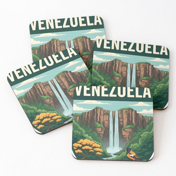 Item preview, Sticker Venezuela – Angel Falls and Tropical Nature designed and sold by Naau.us.