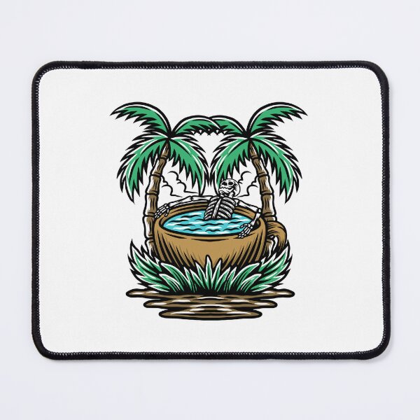 Item preview, Tropical Coconut Paradise Illustratio designed and sold by Patty'sCollective.