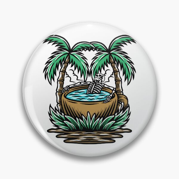 Item preview, Tropical Coconut Paradise Illustratio designed and sold by Patty'sCollective.