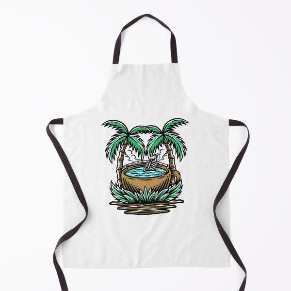 Item preview, Tropical Coconut Paradise Illustratio designed and sold by Patty'sCollective.
