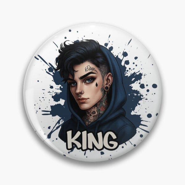 Item preview, King – Rebel Boy Tattoo Art Design designed and sold by Ruhrpott-Design.