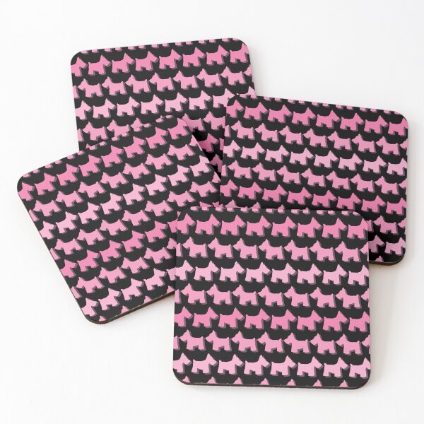 Item preview, Cute Pink Scottie Dog Stripes designed and sold by Caryn Pinkston.
