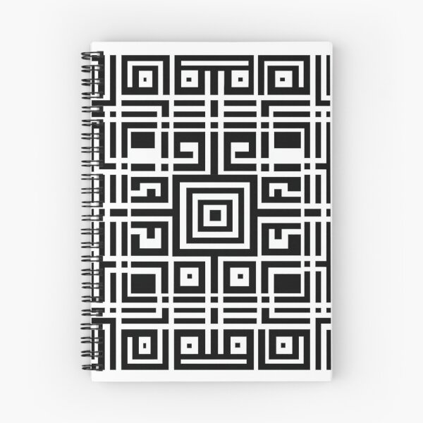 Item preview, Geometric Maze Pattern | Modern Black and White Optical Design designed and sold by casualnature.