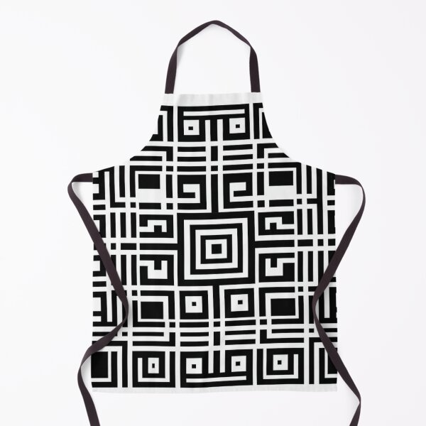 Item preview, Geometric Maze Pattern | Modern Black and White Optical Design designed and sold by casualnature.