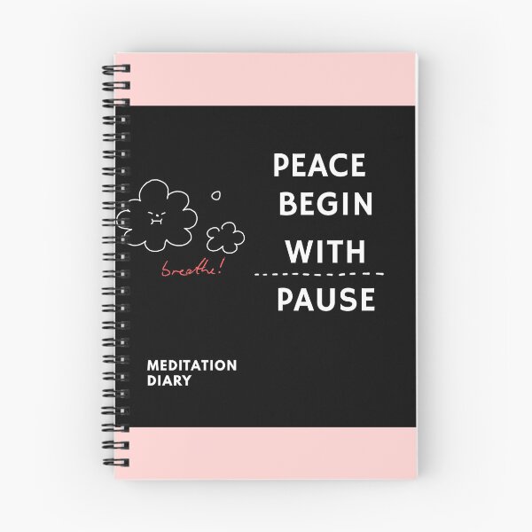 Item preview, Peace Begin with pause-print by Alphabet Atelier designed and sold by ALPHABET ATELIER.