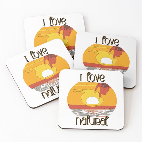 Item preview, I Love Natural – Nature Lover & Eco-Friendly Design – Organic Lifestyle Gift designed and sold by sednalafandy79.