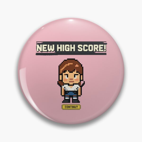 Item preview, New High Score – Retro Gamer Pixel Design designed and sold by VenDecoArt.