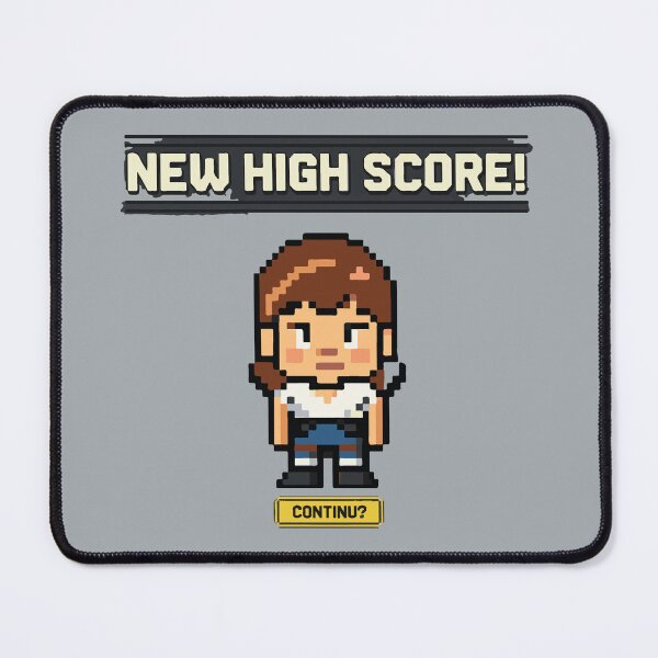 Item preview, New High Score – Retro Gamer Pixel Design designed and sold by VenDecoArt.