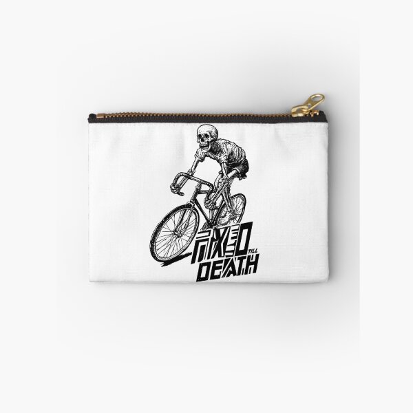 Item preview, FIXED TILL DEATH – Skeleton Fixed Gear Rider | Urban Cycling Art designed and sold by Absyntart.