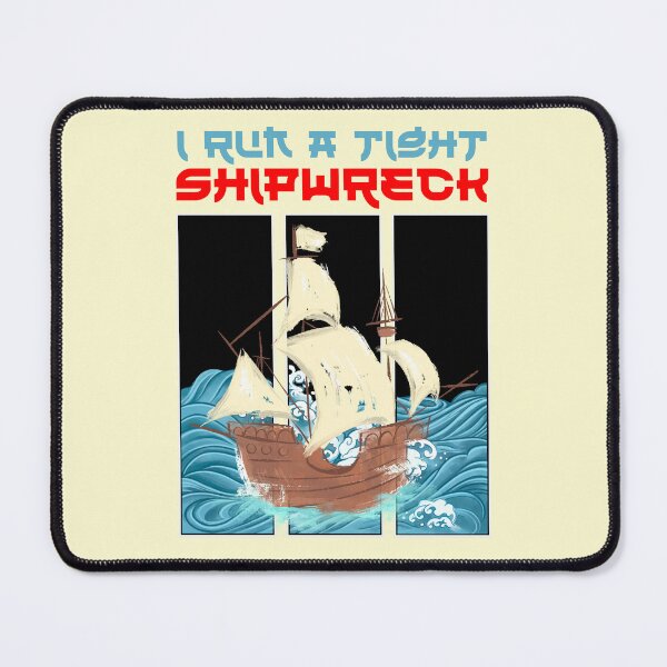 Item preview, Funny Homeschool I Run a Tight Shipwreck Japanese Art designed and sold by Zayavca.