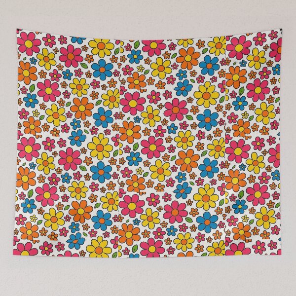 Item preview, Retro 90s Neon Floral Pattern designed and sold by MiLaKK.