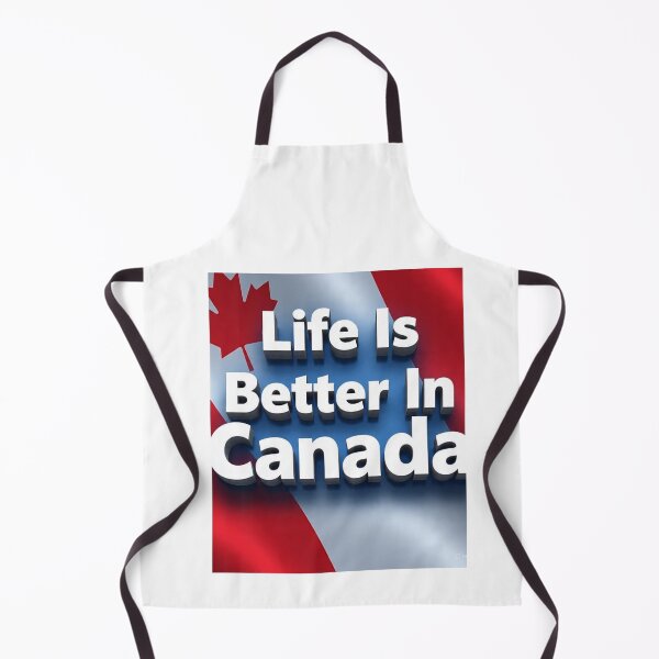 Item preview, Life Is Better In Canada – 3D Text Design designed and sold by GogoVibes.