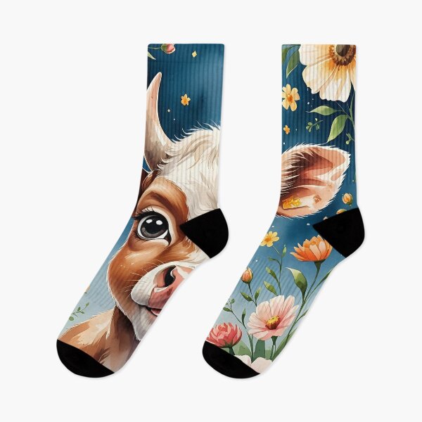 Item preview, UNA VACA BEBÉ EN LOS PRADOS designed and sold by infinitearte.