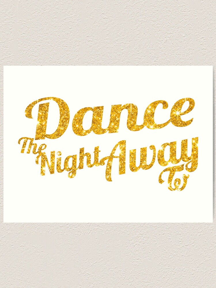 Twice Dance The Night Away Gold Art Print By Kpopbuzzer Redbubble