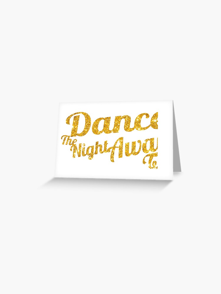 Twice Dance The Night Away Gold Greeting Card By Kpopbuzzer Redbubble