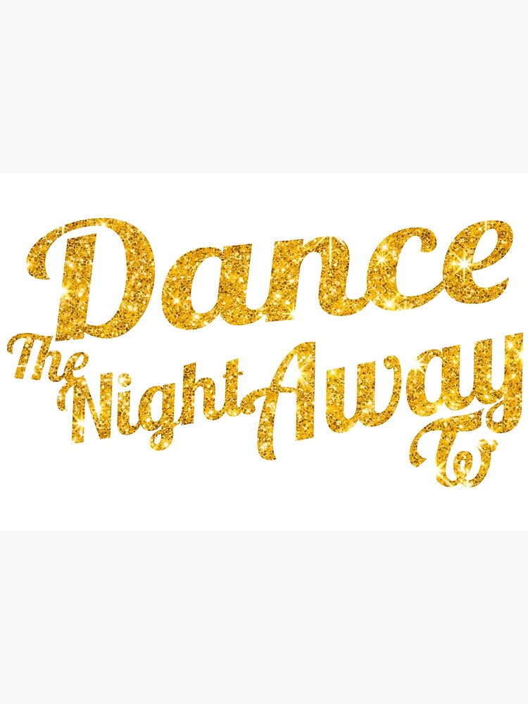 Twice Dance The Night Away Gold Art Board Print By Kpopbuzzer Redbubble